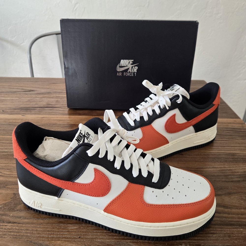Nike Air Force 1 Low '07 LV8 Black Vintage Coral Phantom - HQ4987-010  10 New - Picture 10 of 11